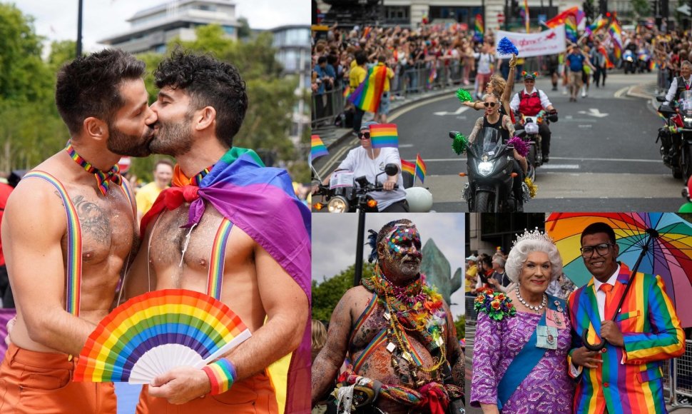 Londone – pirmojo miesto „Pride“ parado 50-osios metinės
