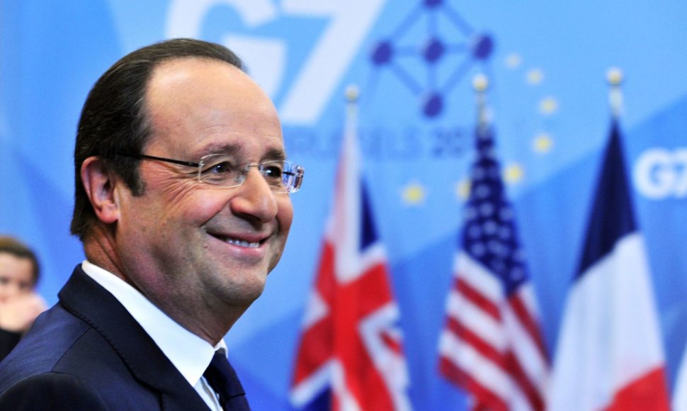 Prancūzijos prezidentas Francois Hollande'as