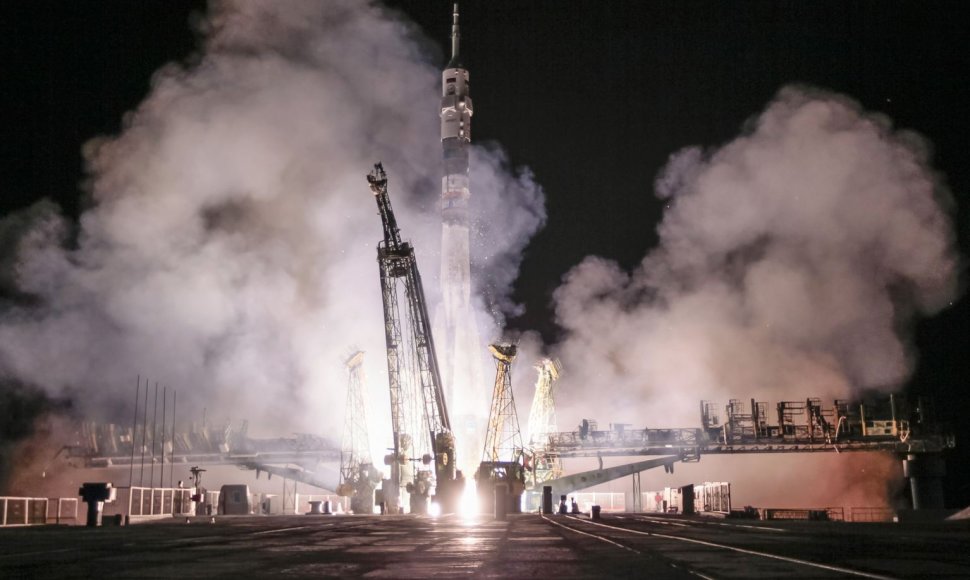 „Sojuz FG“ raketos pakilimas 