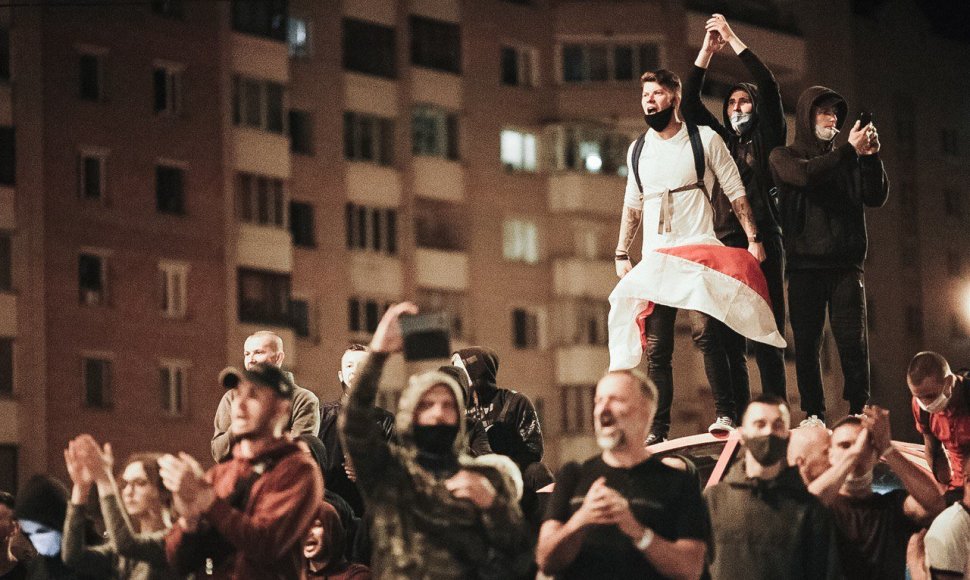 Baltarusijos fotografai dalinasi vaizdais iš protestų jų šalyje