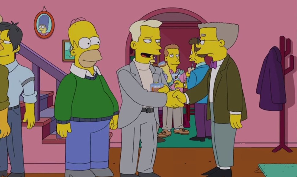 „Simpsonų“ herojai Houmeris ir Kalvis