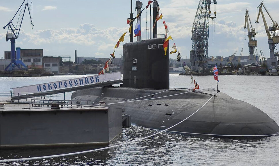 Rusijos povandeninis laivas &bdquo;Novorosijsk&ldquo;, 2015 m.