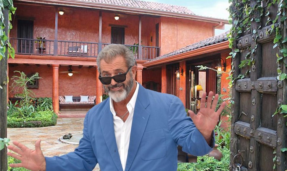 Melas Gibsonas parduoda vilą Kosta Rikoje
