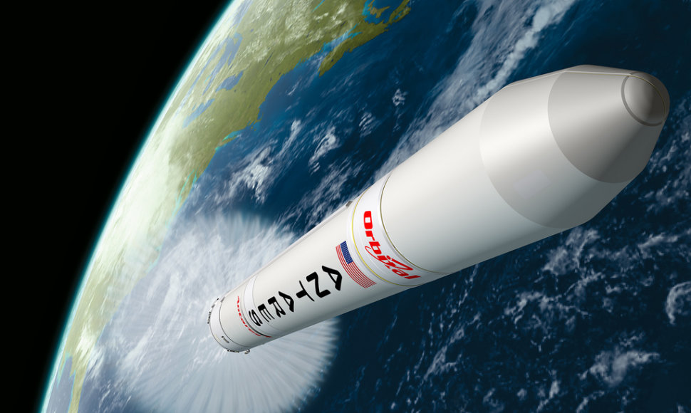 Kompanijos „Orbital“ raketos „Antares“ startas