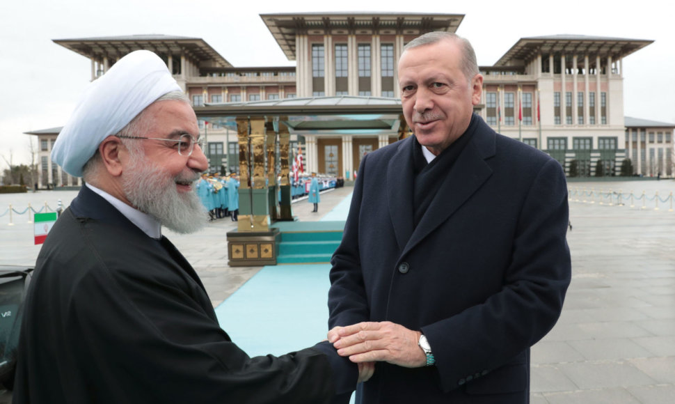 Hassanas Rouhani ir Recepas Tayyipas Erdoganas
