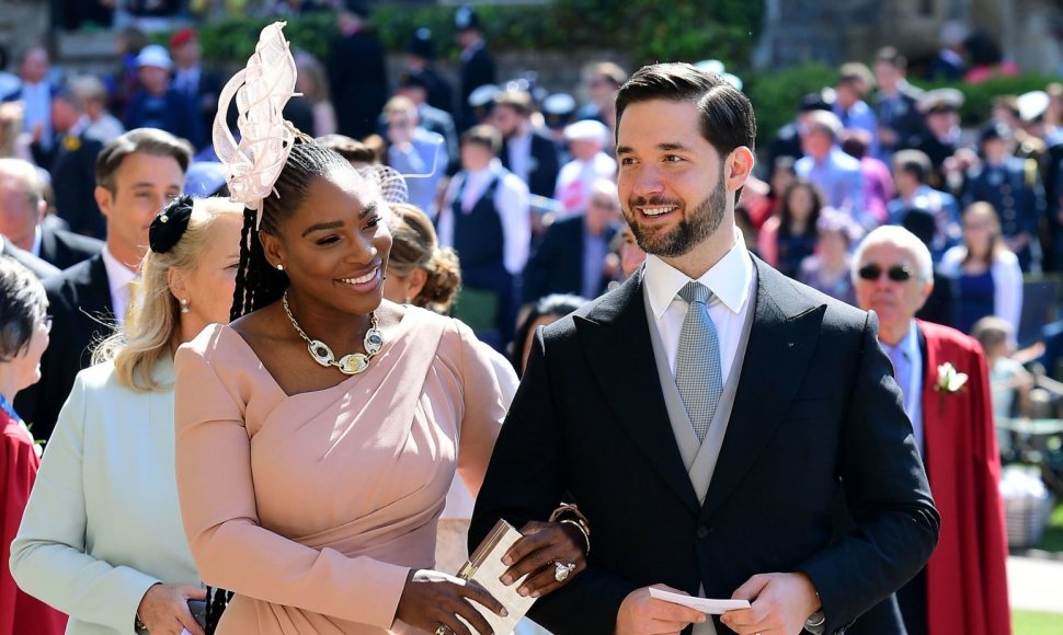 Serena Williams ir jos vyras Alexis Ohanianas