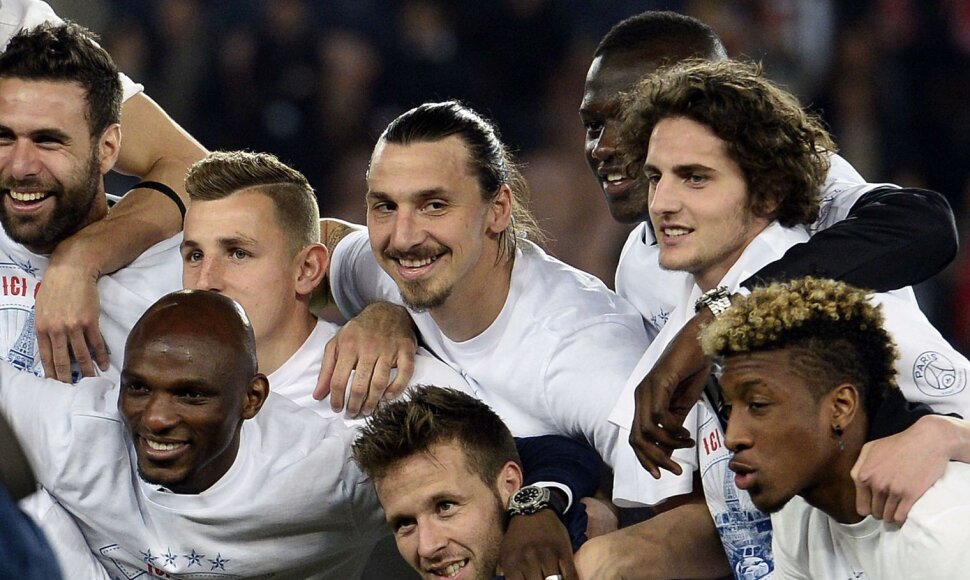PSG futbolininkai &ndash; Prancūzijos čempionai