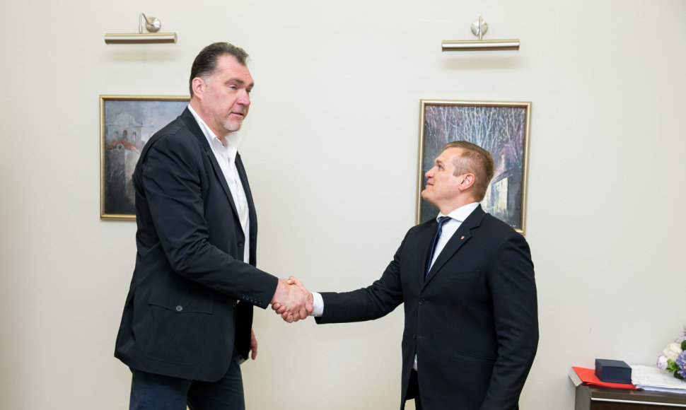 Arvydas Sabonis ir Eimutis Misiūnas