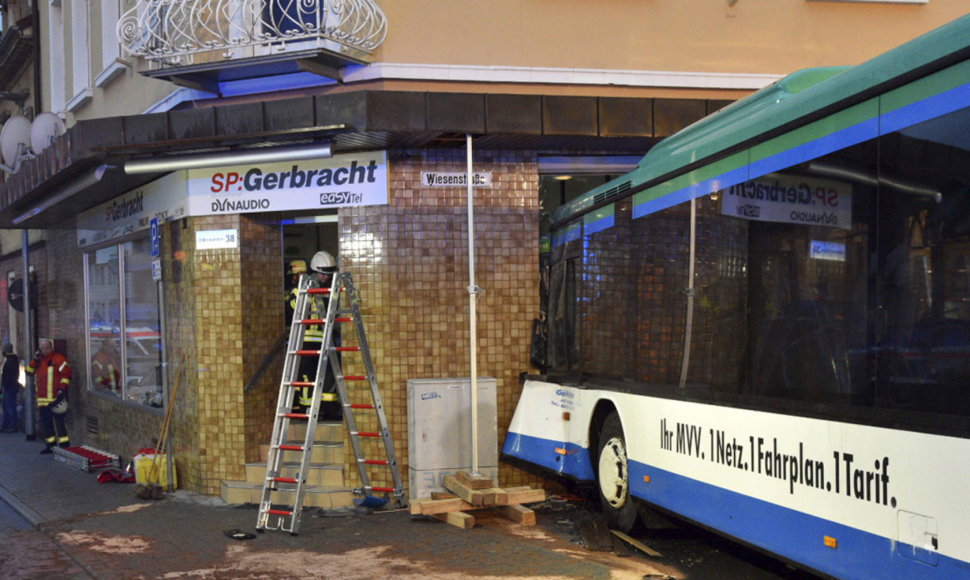 Autobuso avarija Vokietijoje