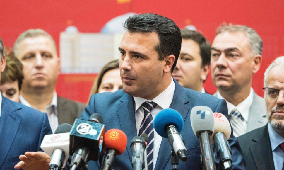 Makedonijos premjeras Zoranas Zajevas