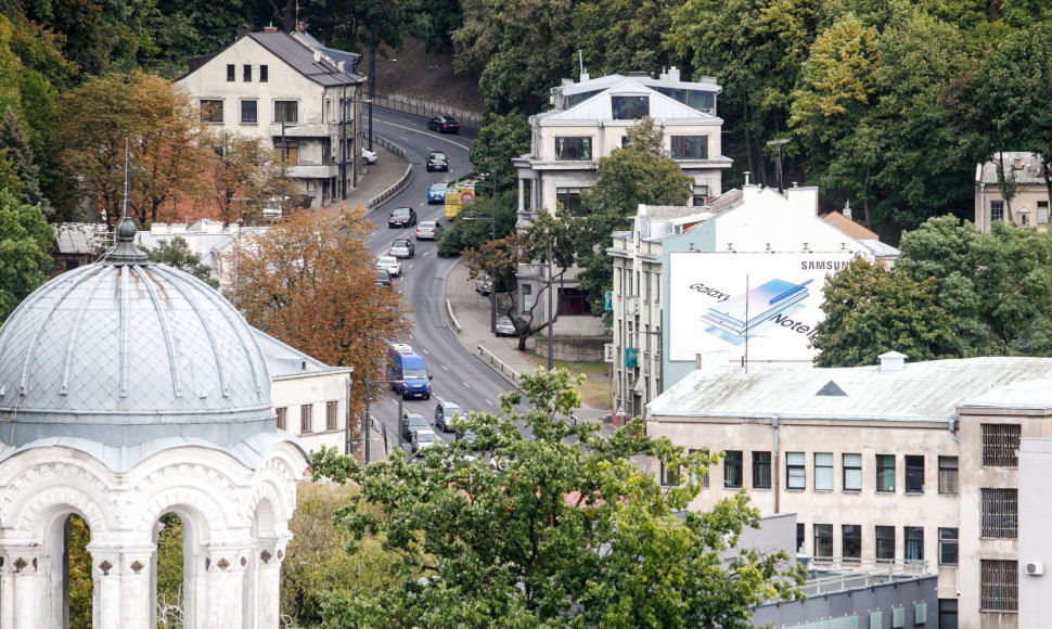 Kauno panorama nuo „Britanikos“ stogo