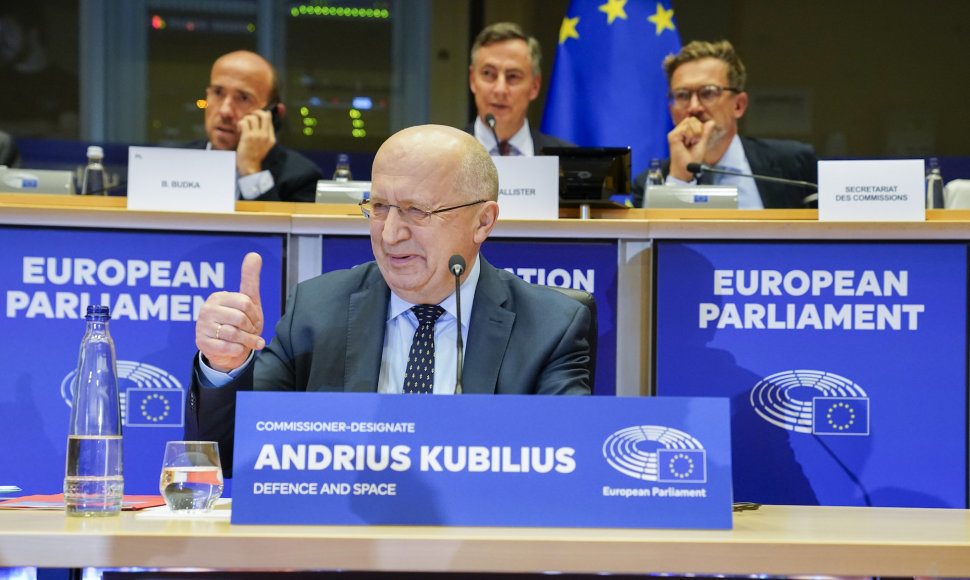 Andriaus Kubiliaus klausymai Europos Parlamente