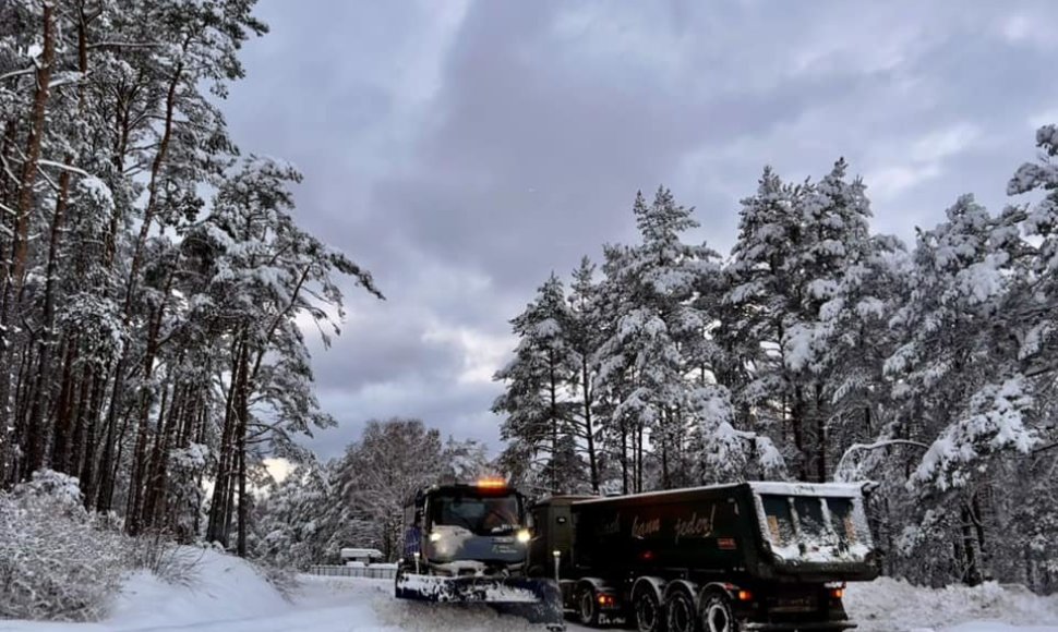 Kelininkai dirba Kuršių nerijoje