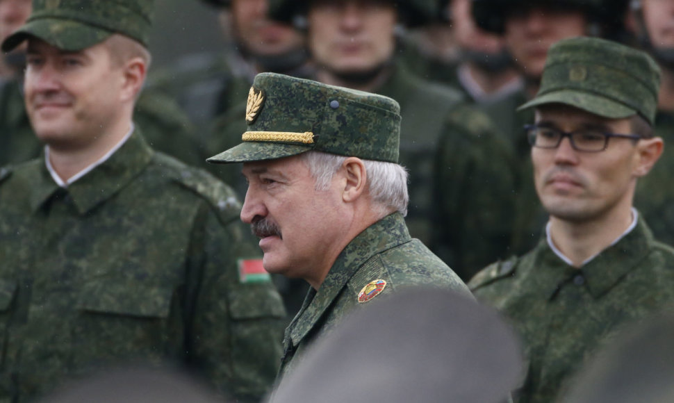 Aliaksandras Lukašenka stebėjo pratybas „Zapad 2017“