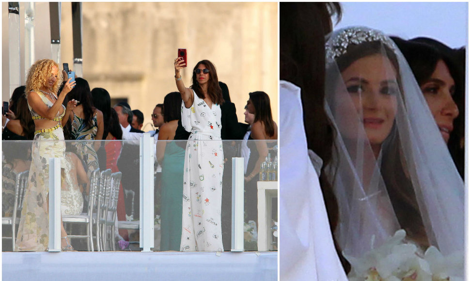 Milijardieriaus dukros vestuvės Italijoje