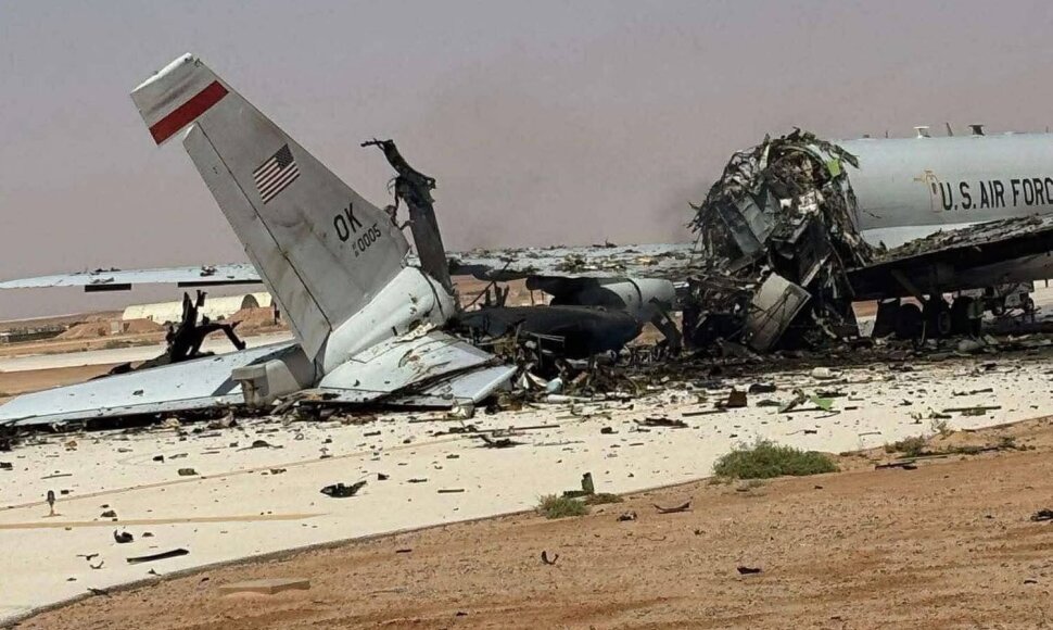 JAV orlaivis &bdquo;E-3 Sentry&ldquo; bazėje Saudo Arabijoje