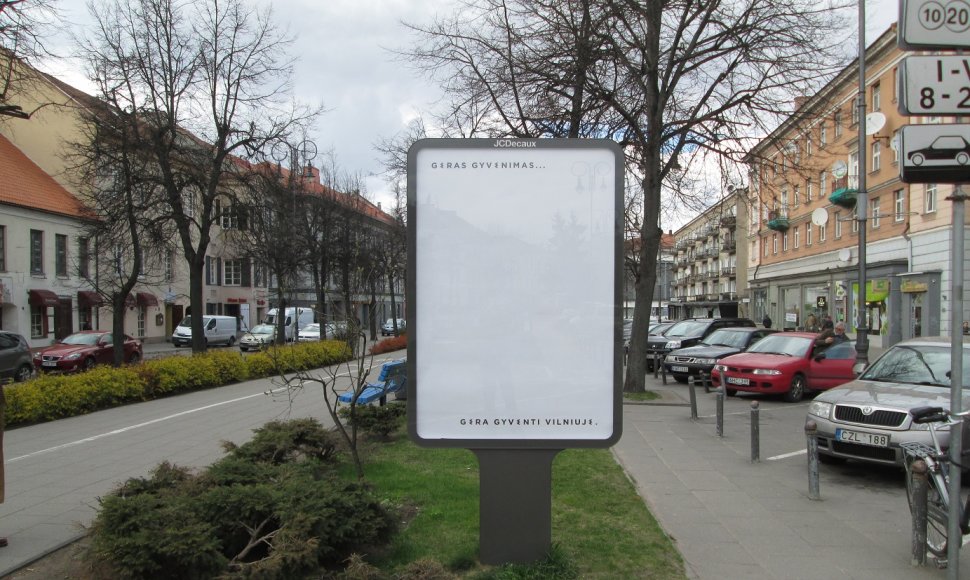 Reklaminis plakatas Vilniuje