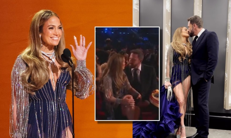 Jennifer Lopez ir Benas Affleckas „Grammy“ apdovanojimuose