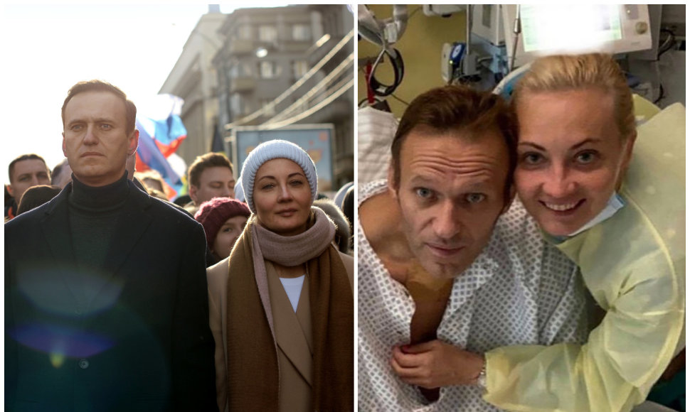 Aleksejus Navalnas ir Julija Navalnaja