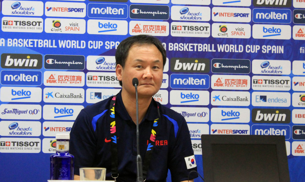 Pietų Korėjos rinktinės treneris Jaehakas Yoo