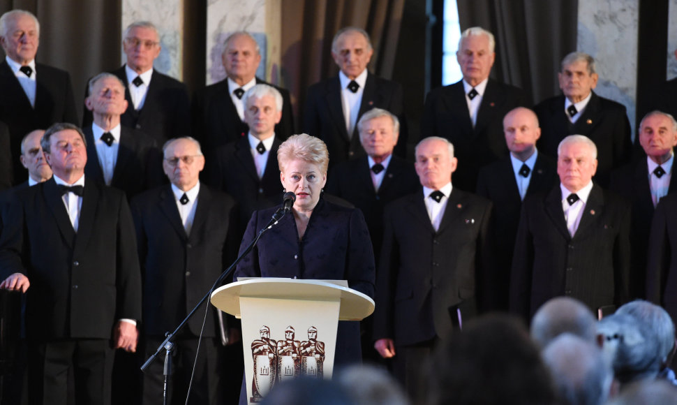 Dalia Grybauskaitė Kauno įgulos karininkų ramovėje