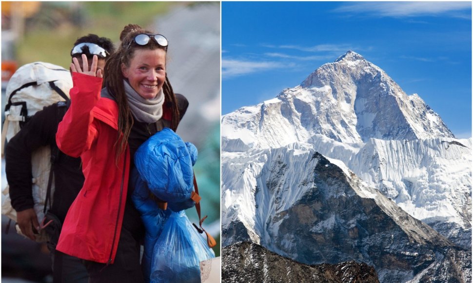 Kristin Harila ir penktas pagal aukštį pasaulio kalnas Makalu (8481 m)