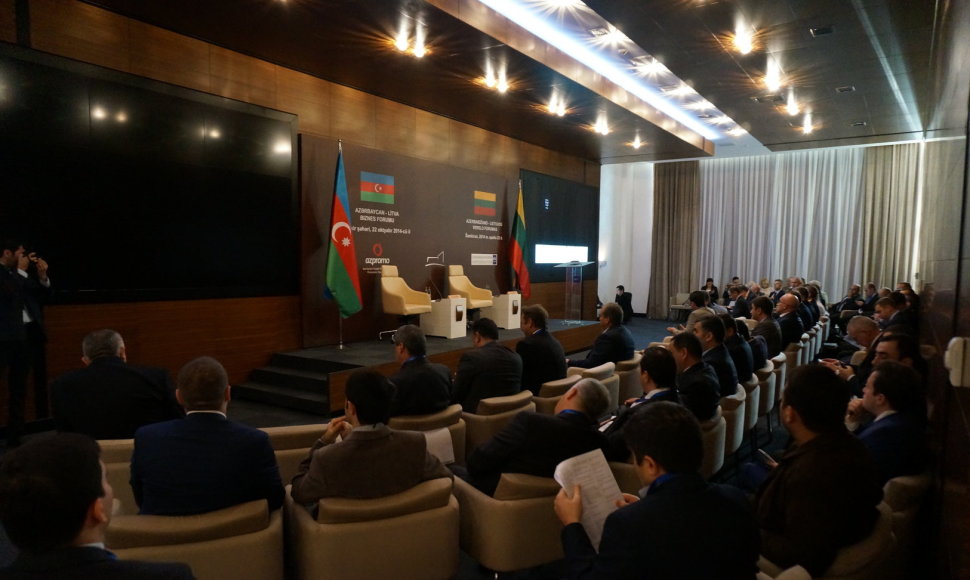  Lietuvos ir Azerbaidžano verslas imsis neišnaudotų galimybių