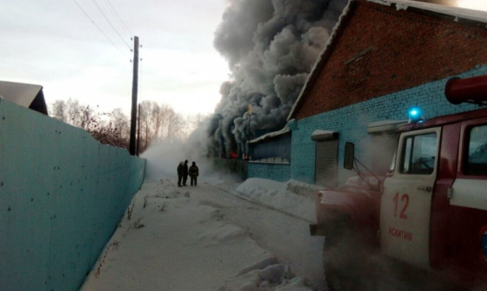 Per gaisrą prie Novosibirsko žuvo 10 kinų darbininkų