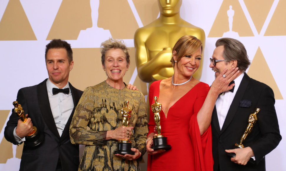 Samas Rockwellas, Frances McDormand, Allison Janney ir Gary Oldmanas