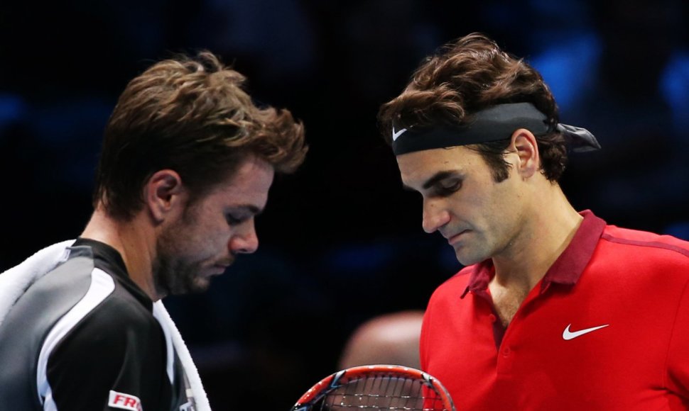 Stanislasas Wawrinka ir Rogeris Federeris