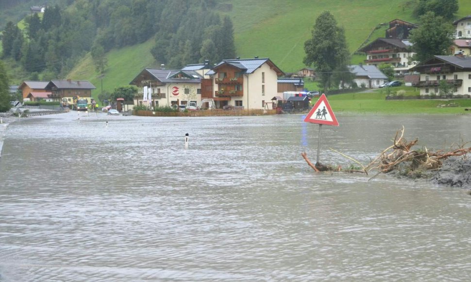 Potvynis Austrijoje