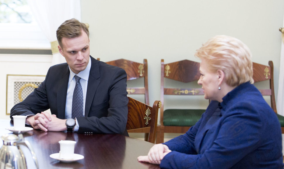 Gabrielius Landsbergis ir Dalia Grybauskaitė