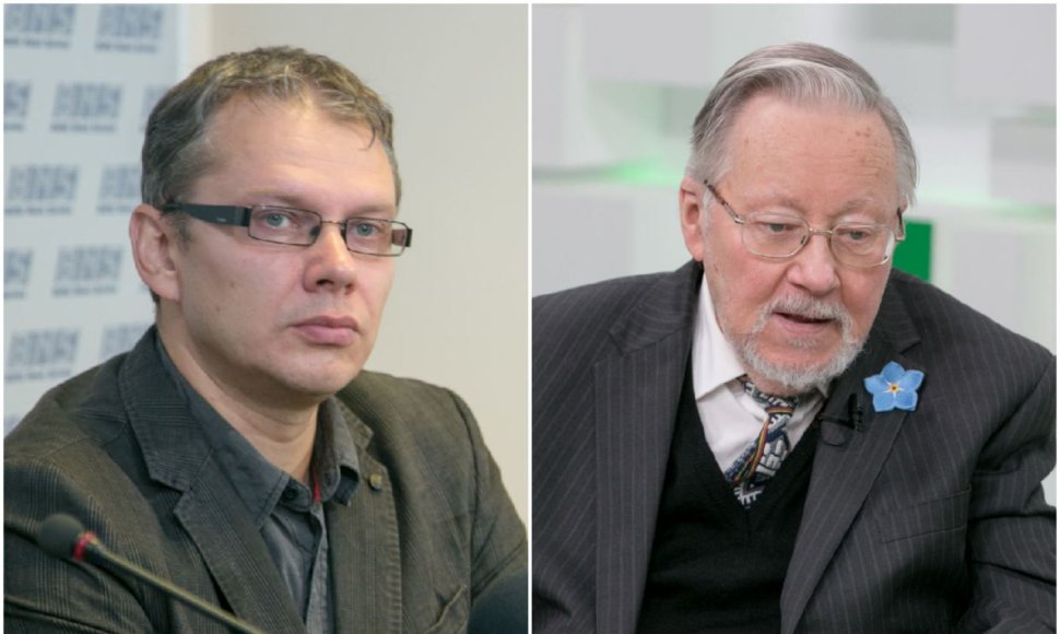Robertas Povilaitis ir Vytautas Landsbergis