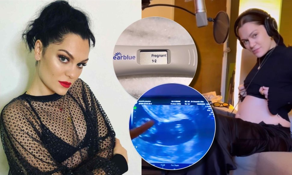 Jessie J ir jos nėštumo akimirkos