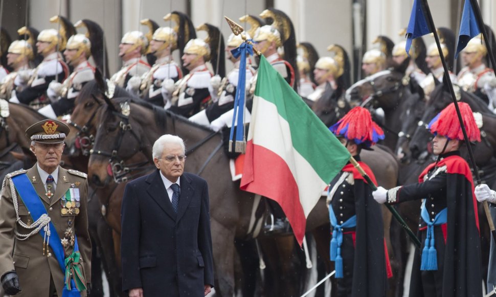 Naujasis Italijos prezidentas.