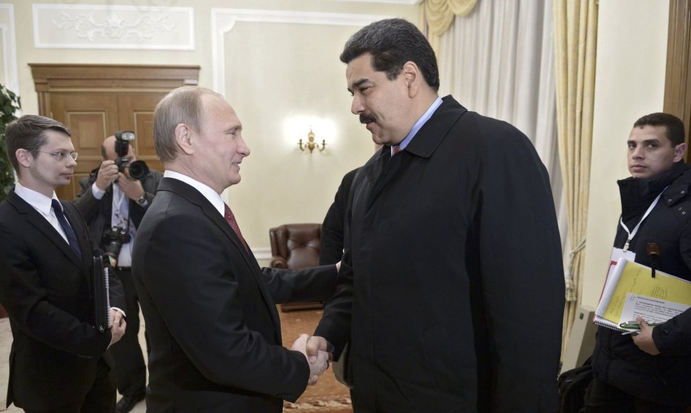 Vladimiras Putinas ir Nicolas Maduro