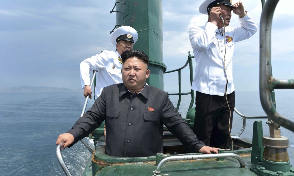Šiaurės Korėjos diktatorius Kim Jong Unas