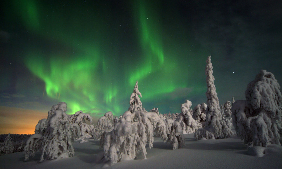 Šiaurės pašvaistė / visitfinland.com nuotr.