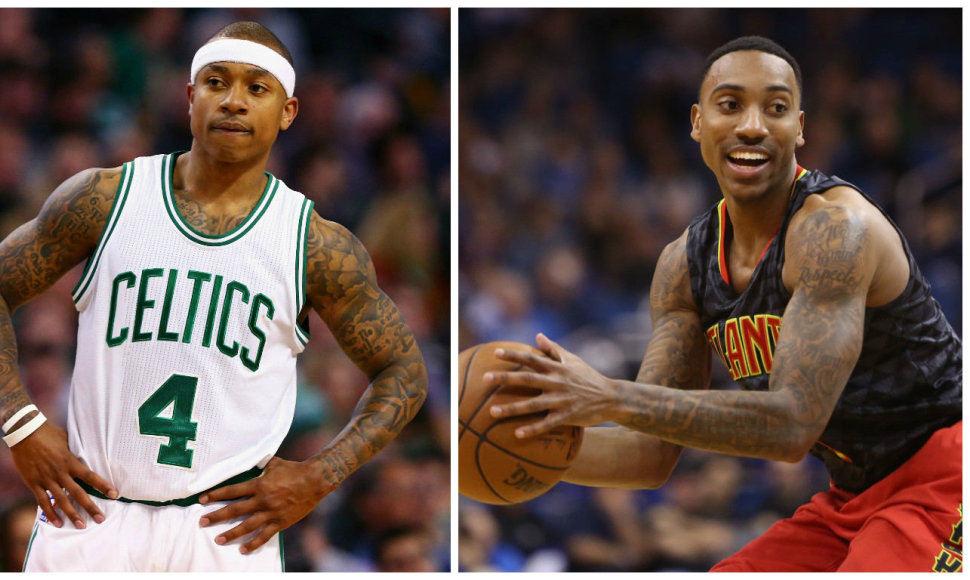 Isaiah Thomasas ir Jeffas Teague