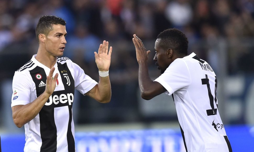 Cristiano Ronaldo ir Blaise'as Matuidi