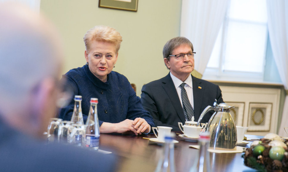 Dalia Grybauskaitė ir Eugenijus Jovaiša