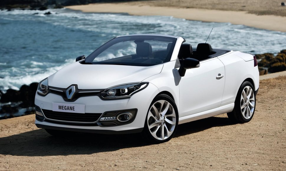 Atnaujintas „Renault Megane“ kupė – kabrioletas