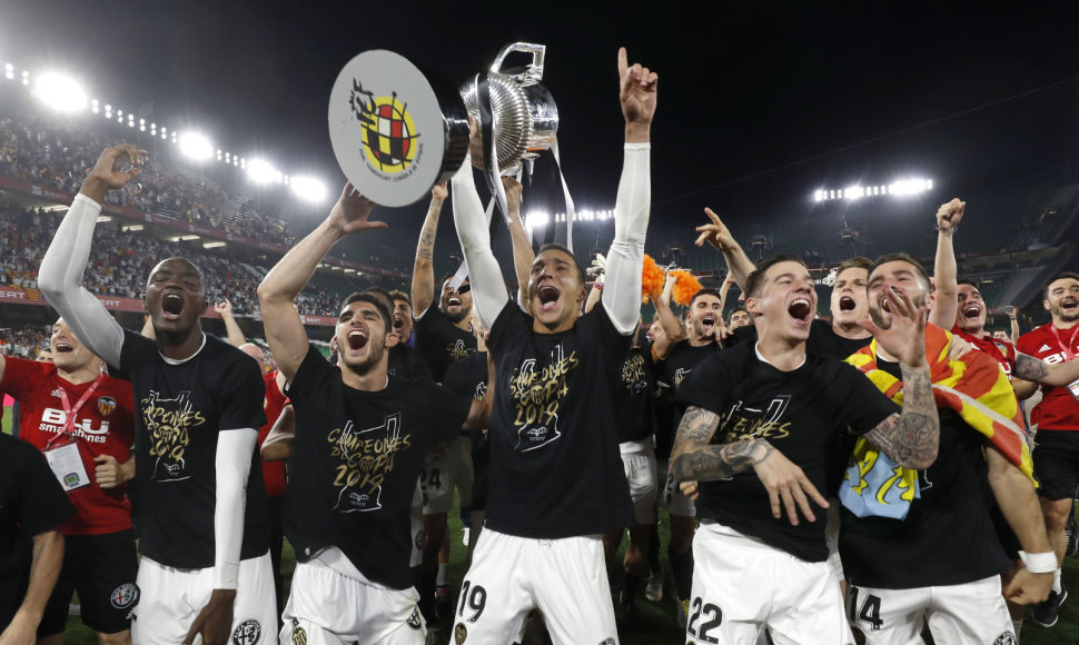 „Valencia“ triumfas Ispanijos Karaliaus taurės finale