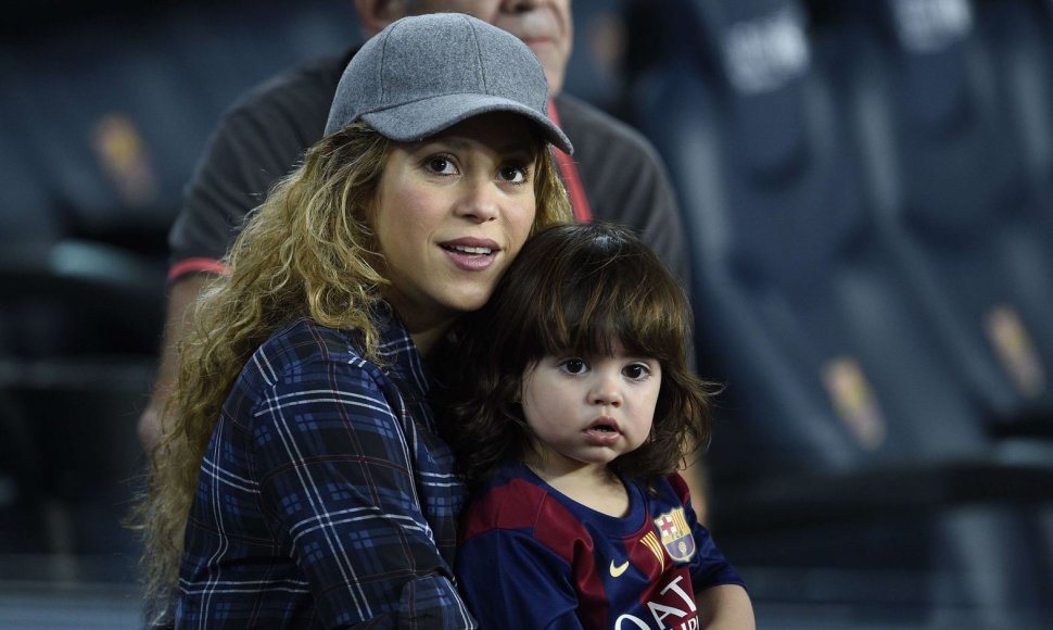 Shakira su sūnumi Milanu