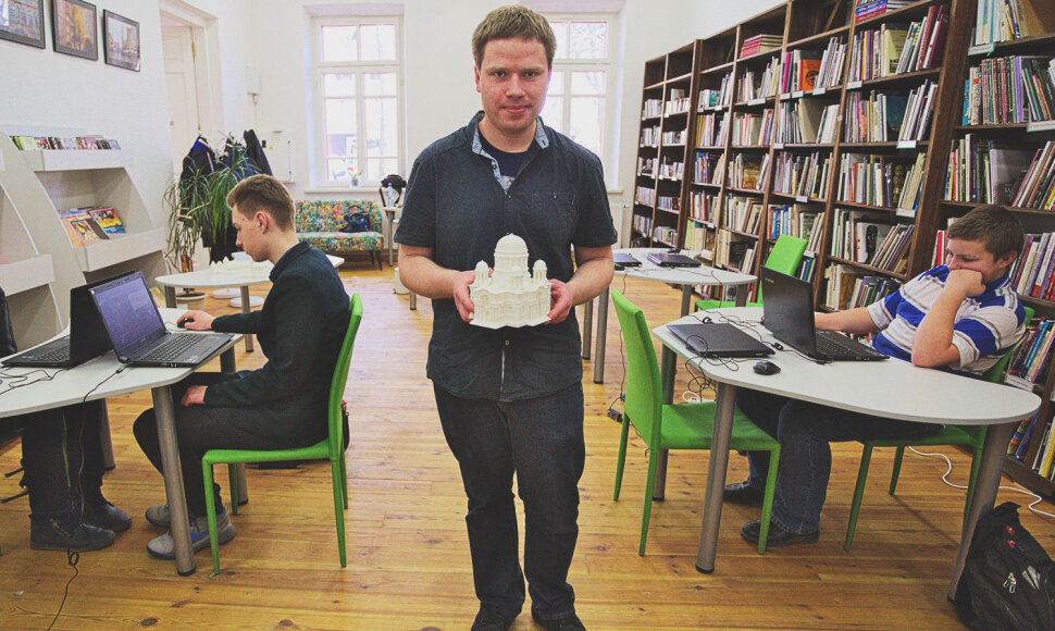 Kauno Vinco Kudirkos vie&scaron;ojoje bibliotekoje jau kuriama trimatė vandens miesto vizija