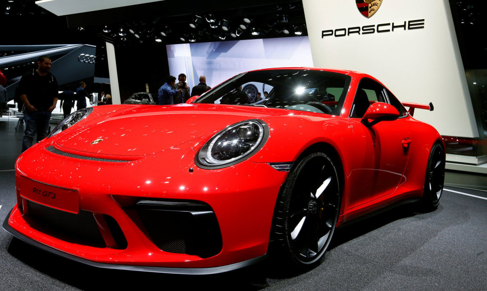 „Porsche 911 GT3“ Ženevos automobilių parodoje
