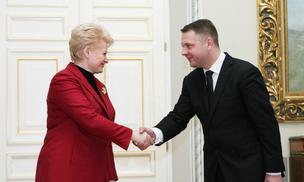 Dalia Grybauskaitė ir Eligijus Masiulis