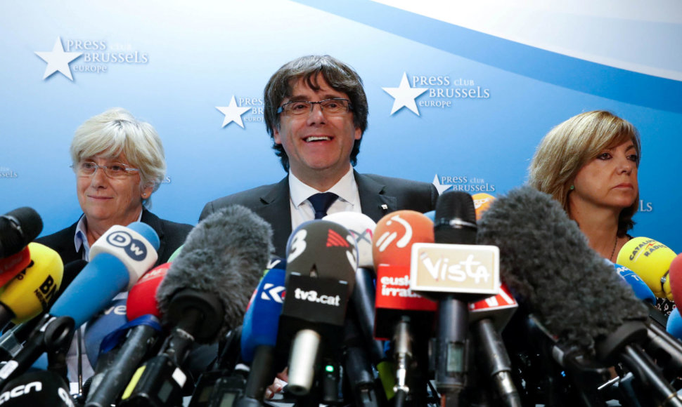 C.Puigdemont'as negrįžta į Kataloniją iš Briuselio