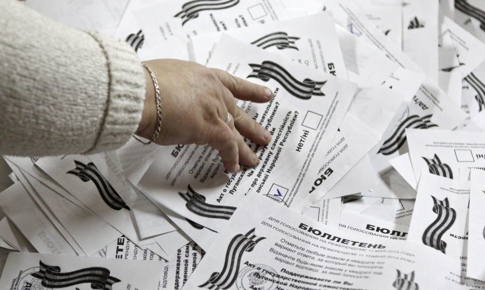 Neteisėtas „referendumas“ rytų Ukrainoje