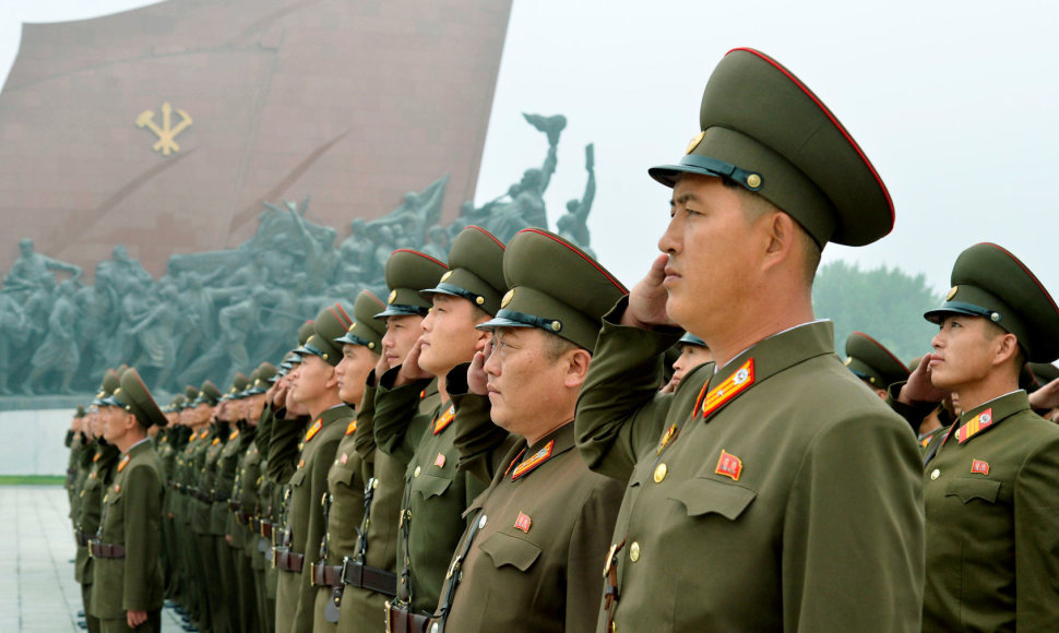 Šiaurės Korėja mini valstybės įkūrimo metines